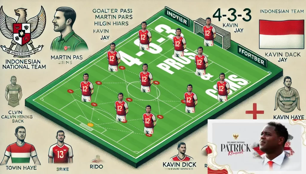 Filosofi Baru TIMNAS 'Pakai 4-3-3 Demi World Cup' - Efek 2 Asisten Pelatih Grade A Temani Patrick Kluivert 3 4 3 3 formation total football